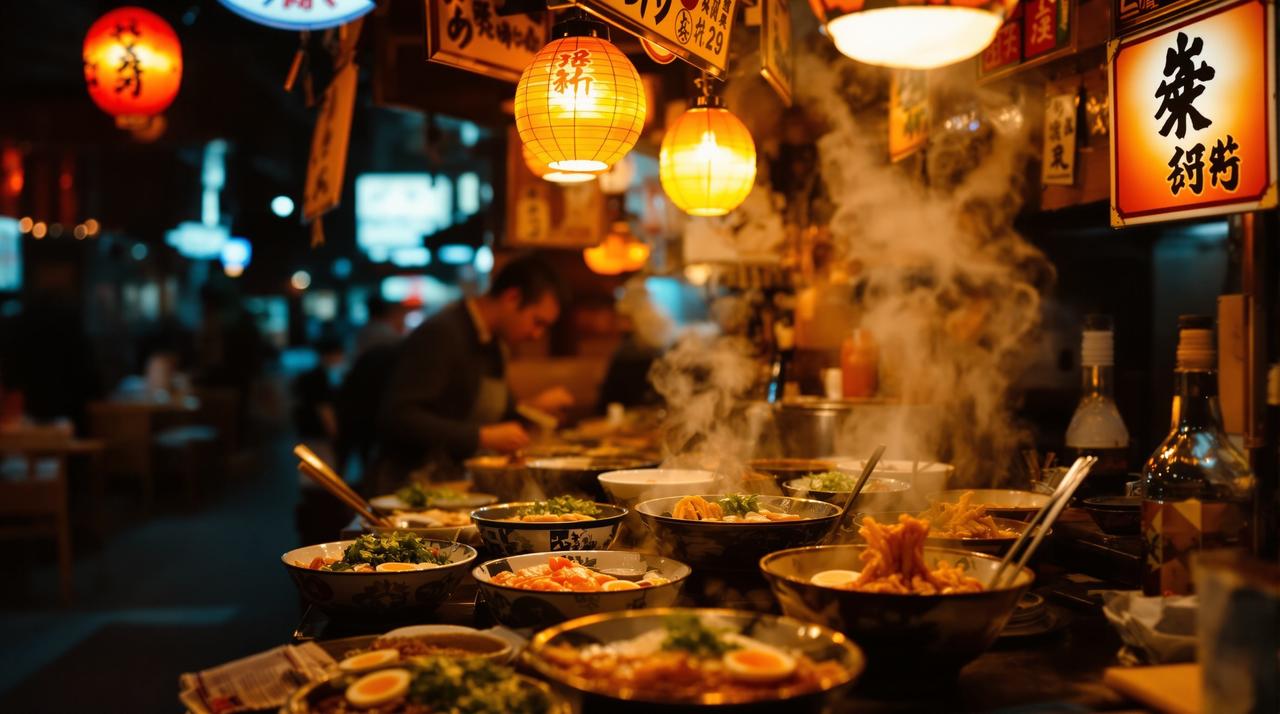 东京街头美食探索：深夜食堂的秘密